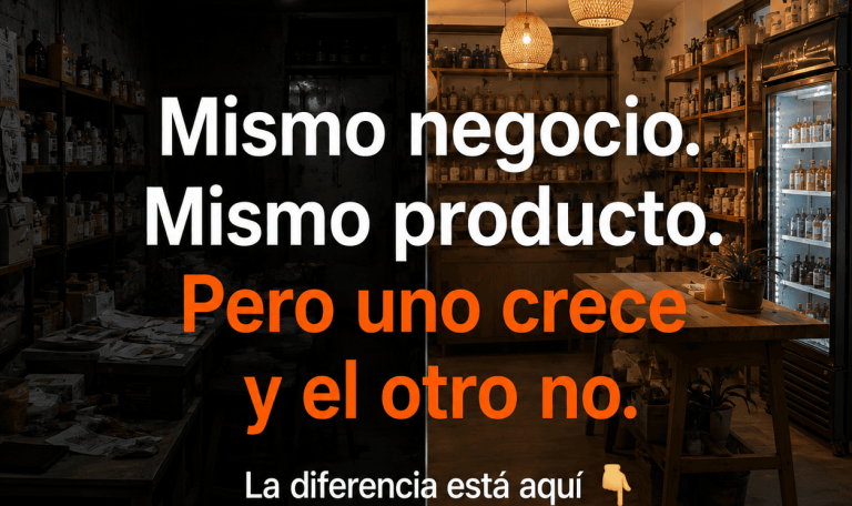 comparación de 2 negocios con web y sin web