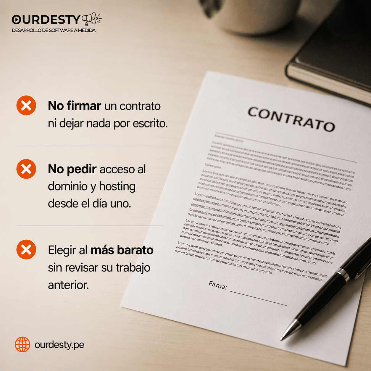 6 errores al crear tu página web para tu negocio