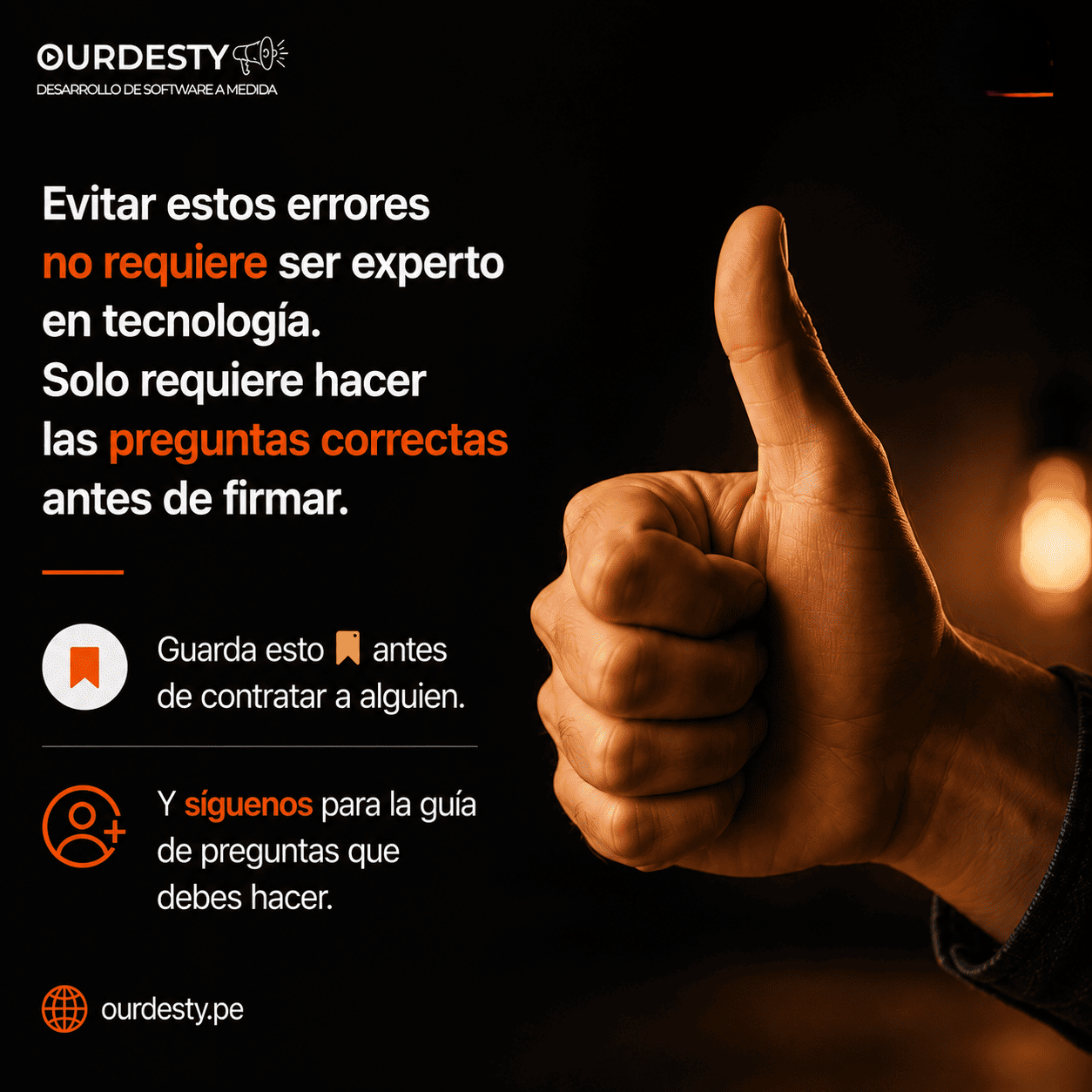 Evitar estos errores no requiere ser expertos en técnologia
