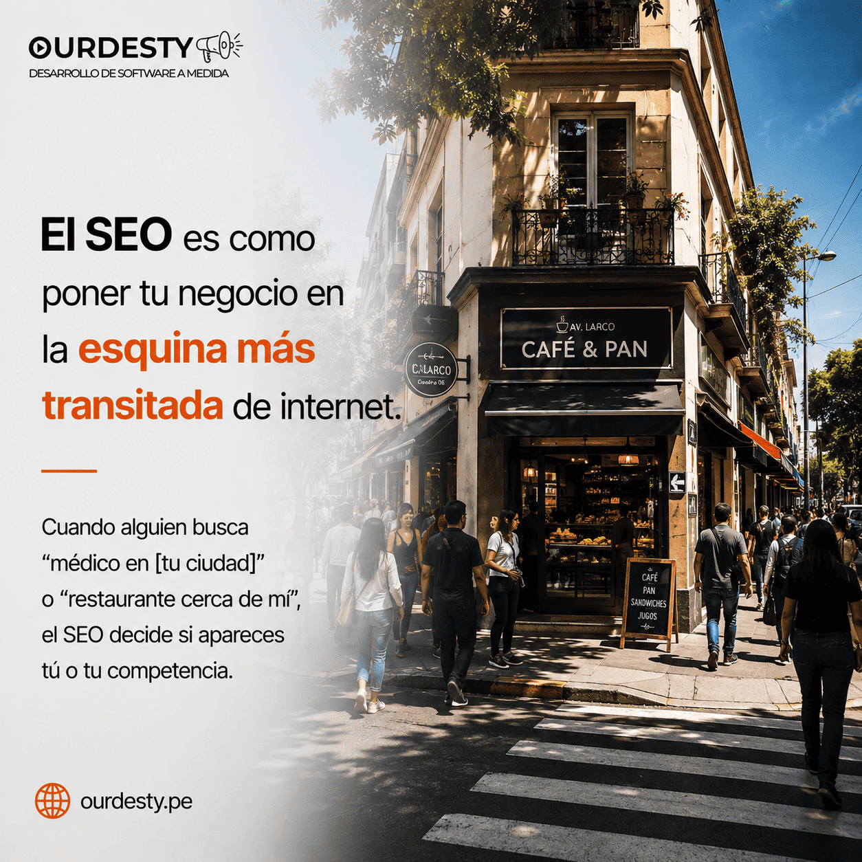 posicionamiento SEO comparación de seo y vida cotidiana con negocios