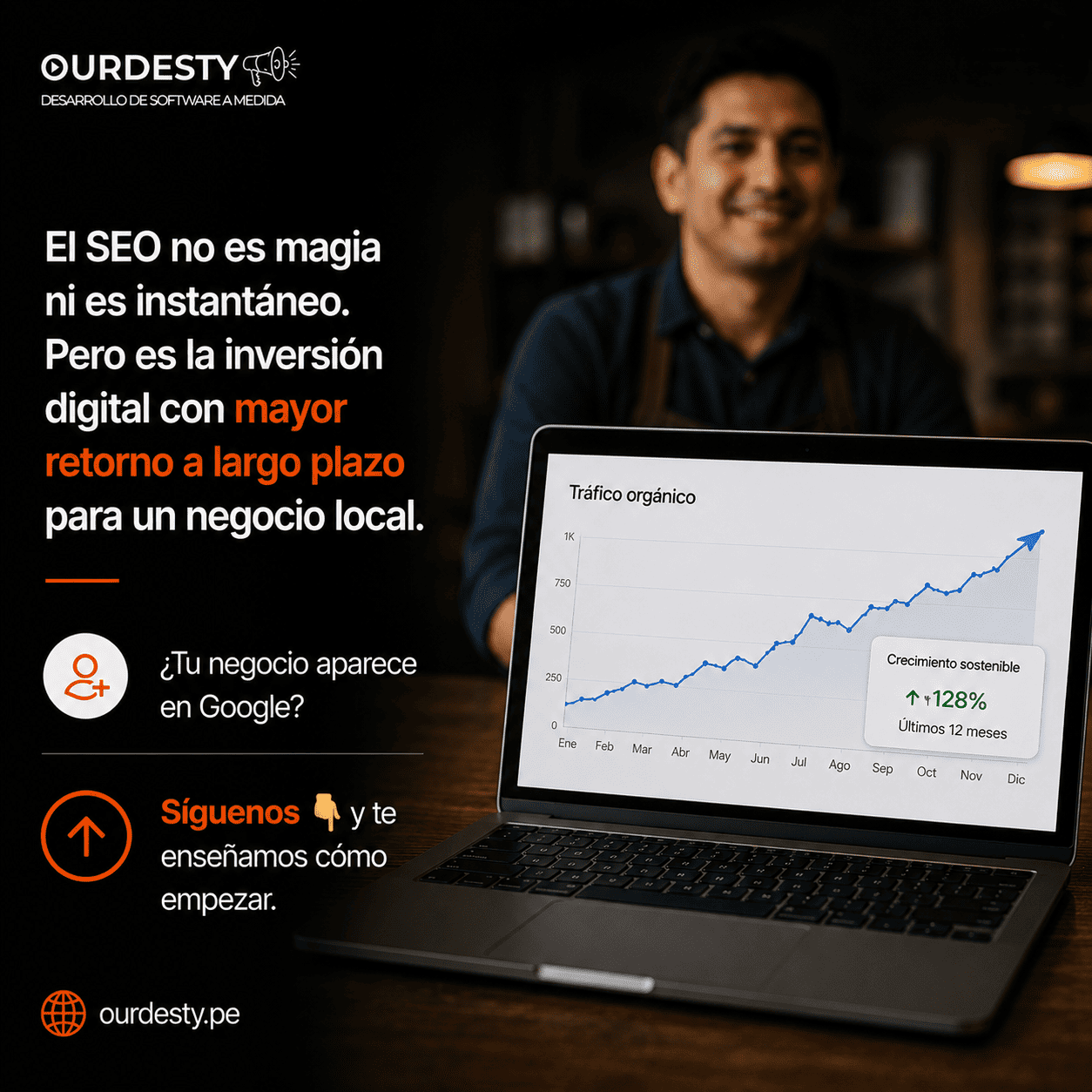 SEO y su web invitacion a seguir la pagina para mas informacion