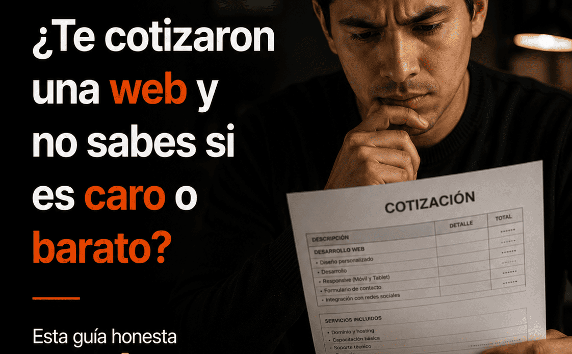 Te cotizaron una web y no sabes si es caro o barato