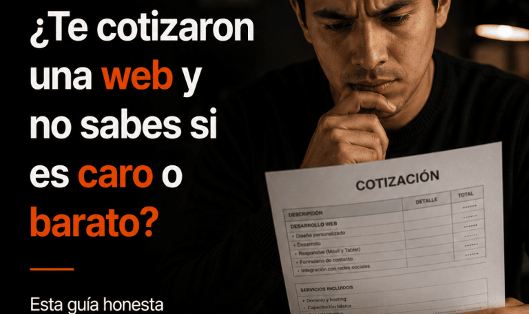 Te cotizaron una web y no sabes si es caro o barato