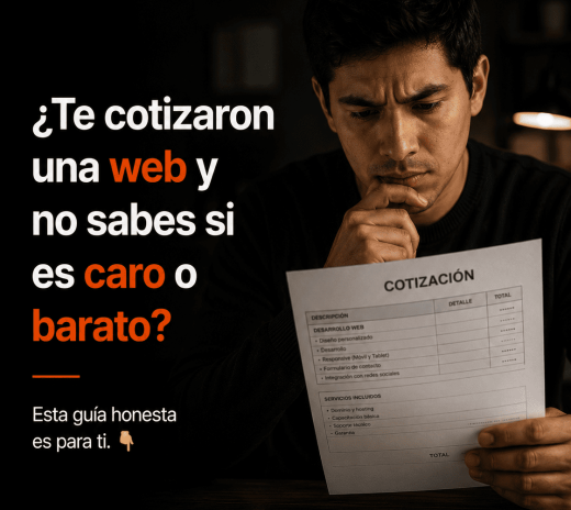 Te cotizaron una web y no sabes si es caro o barato